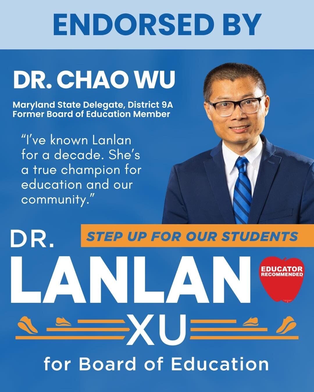 Dr. Chao Wu Endorsement